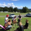 Bild från Frösö Camping & Stugby av @malinerikanyman - Vintrion & c/o säger skål! #Storsjöyran #Stråket #lovelife #Rosé #Östersund 