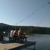 Bild från Fagersta Cable Park av @maria_girlswellnessacademy - Kvalen är i full gång och vattnet ligger platt som f*n och solen skiner! Raka motsatsen från förra årets sm-helg! 
Kom och titta på alla duktiga åkare!!