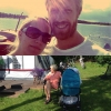 Bild av @cissifrissi - Farmor lär Ameliten om campinglivet o vi fick lite egentid 