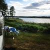 Bild från Camping Hultsfred av @pierrehard - Det skulle vara sjönära men man ser inte sjön för allt vatten.