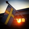 Bild av @utenfor_allfarvei - Deilig å være norsk i Sverige! #skråblikkpåcamping #utenforallfarvei #utenfor_allfarvei