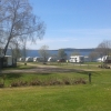 Utsikten över campingen. 