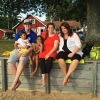 Bild av @monicafagerberg - Kvällsdopp med löjliga familjen