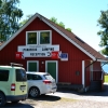 Receptionen nere vid sjön