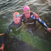 Bild från Barsebäck Saltsjöbadet av @openwaterswimclub.se - Two #happyswimers after 5k swimming in big waves. #strong #lärdigsimmapåriktigt #happyswimer #fitness #swim #bike #run#triathlon #orca_triathlon #openwater #openwaterswimclub #sonar2015 #Equip #o