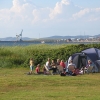 Tältplatsen ved stranden på Lerberget Camping