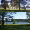 Bild från Hjortsjöbadet av @gynnerstedt - Underbar plats att köra en träning på 