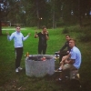 Bild av @aleexxgust - Grillmys och öl vid sjön! #Semme15