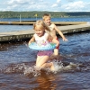 Bild från Blåsut av @stensnas - Är det #sommar så är det och då ska det badas fast värmen inte är här :)