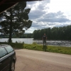 Bild från Älvdalens Camping av @camilla_nilsson - Fin utsikt från stugverandan.