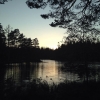 Bild från Ånnaboda av @gunilka - Falkasjön i solnedgången✨
