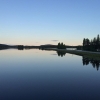 Bild från Kattisavans Camping av @evalenasfoton - Ume älv en stilla fredagskväll #umeälv #kattisavan #manskahahusvagn #semester #2015