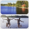 Bild från Uskavi av @ullislof - Kvällsdopp 