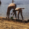 Bild från Holsljunga Beach av @madeleinegripestam - Sandslott på gång! #holsjungabeach