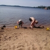 Bild från Holsljunga Beach av @helle65 - Lek med sand i vatten e hur kul som helst 