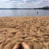Bild från Holsljunga Beach av @and_karl - Blir bad idag#holsjunga#stranden#fika#bad#försökaslappnaav