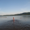 Sommarbad i Rätanssjön