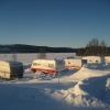 Vinterskrud på Rätans camping