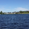 Vy över Långsele Camping