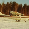 SE-GXB Cessna 206 Söderhamns Fallskärmsklubb November 1981.