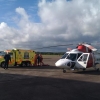 Ljungbyheds Flygklubb och Ljungbyheds Aeronautiska Sällskap hjälper räddningshelikopter tanka på ESTL i samband med räddningsaktion vid Söderåsen. http://hd.se/skane/2012/09/15/35-aring-foll-13-meter-ner-i-ravin/