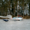 Malung 2003. ´Vintersjöflyg´ - Även med Hängflyg ´Mosquito´.