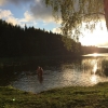 Bild från Kallkällan av @kiasimonen - Kvällsdopp☀️