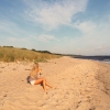 Bild från Beachen Nybrostrand av @anna2day - This beach has characterized my life #nybro#ystad#sweden#summer#cottage#anchor#fishing#boats#sea#östersjön#perfectday#sky#dog#love#memories#jaktpaviljongen