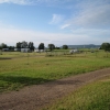 Landskapsvy över en del av husvagnscampingen