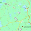 UVX-fiskesjöar. Gästrikeleden är orange.4 är Oppsjön badplats