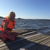 Bild från Löts Camping av @erik.ryman - Emma provar fiske lyckan