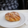 Nybakad bulle.