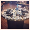 Cupping at Exclusive Coffees lab in San José. This years crop is absolutely stunning. Costa Rica!