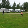 Bild från Västanviks Camping av @mariaida77 - Tuff badmintonmatch efter maten. Imorgon blir det hemresa.