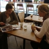 Avnjut en kopp kaffe i lugn miljö