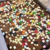 En onyttig brownie som innehåller det mesta har vi också i helgen
