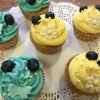 Citron och blåbärs cupcakes finns hos oss i helgen❤️❤️