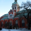 Kyrkogården omnämdes redan på mitten av 1300-talet, men som nu har reducerats av Kungsträdgården