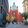  Kyrkan från Jakobsgatan.