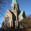  Kyrkan sett från söder.