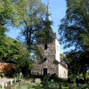 Kyrka från 1100-talet som har byggts om och till under flera perioder. Sep 2010