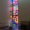 Mosaikfönstret, som komponerades av konstnären Berndt Helleberg. 