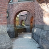 Kyrkans baksida.