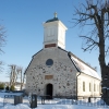 Lidingö kyrka i vinterskrud