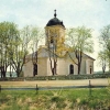 Vykortsbild av Fasternas kyrka.