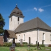 Normlösa kyrka, sommaren 1989. Foto: Åke Johansson.