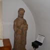 Träfigur i sakristian 