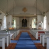 Interiör av Villstads kyrka.