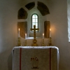 Altaret m Spångbergs kors