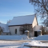 Lannaskede gamla kyrka i vinterskrud